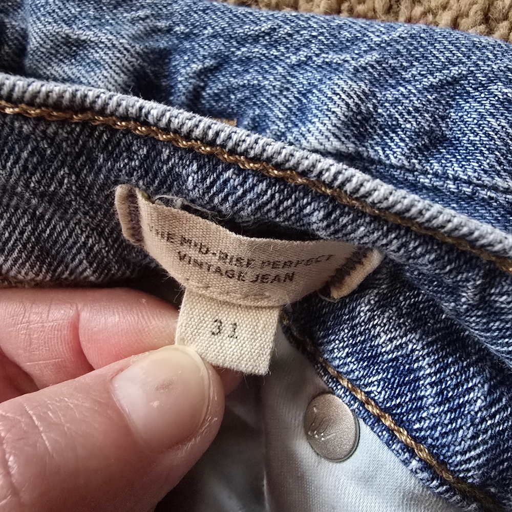 Madewell Perfect Vintage Jean Raw Hem 12(31) - Picture 4 of 5